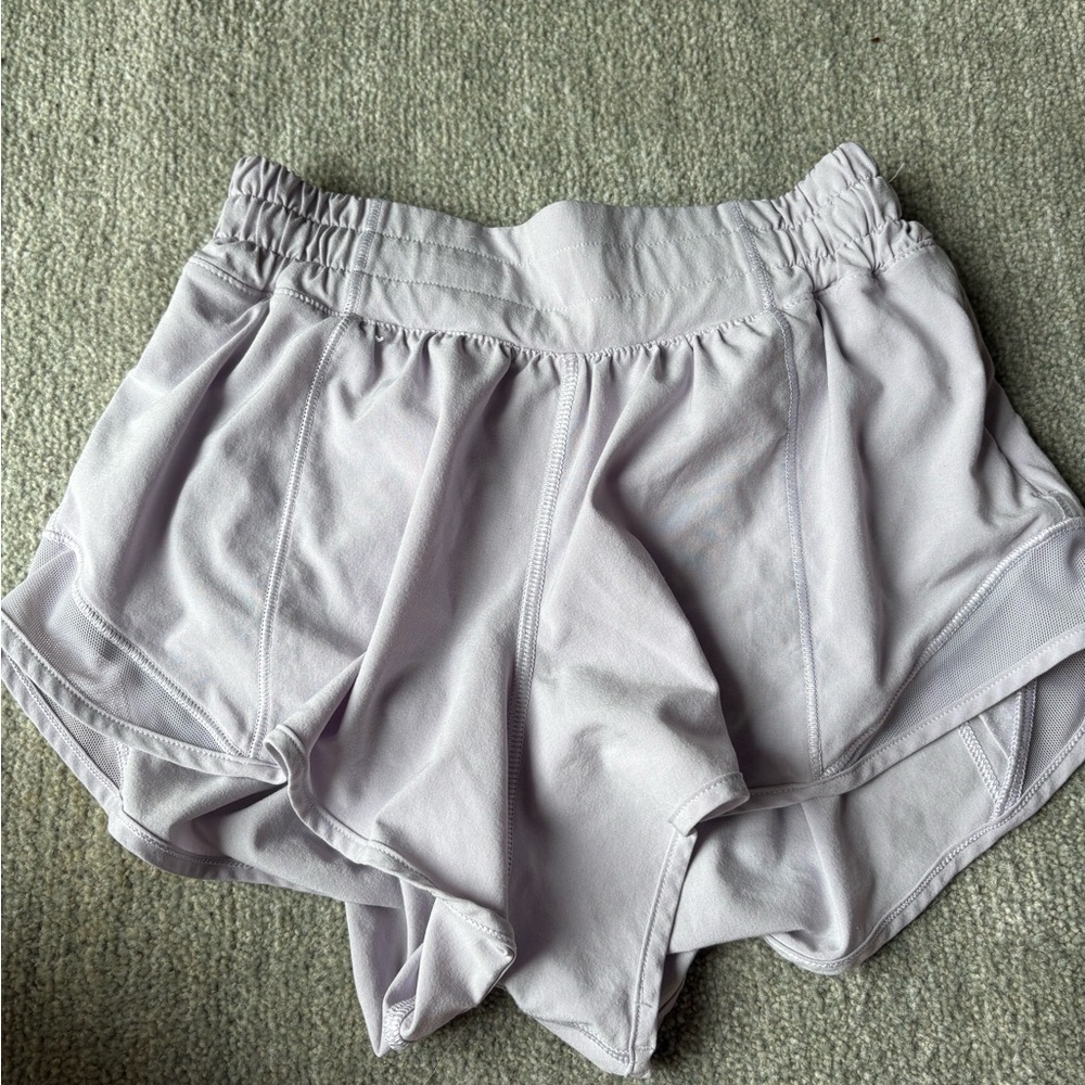 Lululemon Lavender Hotty Hot 2.5” inseam Shorts